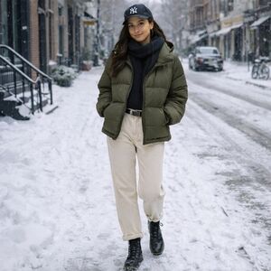 Kuwalla Cream Straight Leg Jeans | Neutral High Rise Denim Minimalist Chic NWT